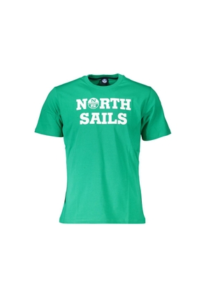 Green Cotton Men T-Shirt - XL