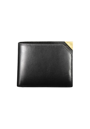 'Black Leather Men Wallet'