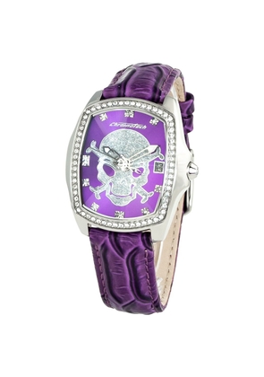 Purple Leather Watch