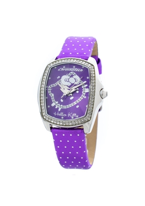 Purple Leather Watch