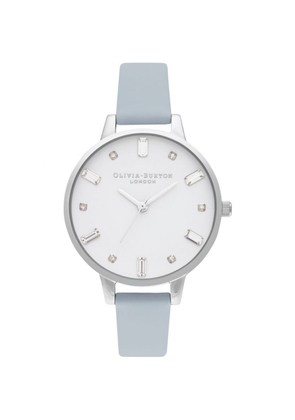 Blue Artificial Leather Watch