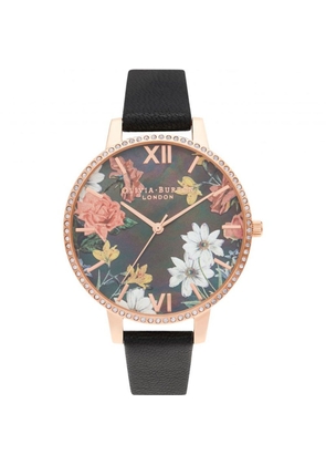 Black Artificial Leather Watch