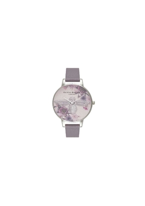 Gray Artificial Leather Watch
