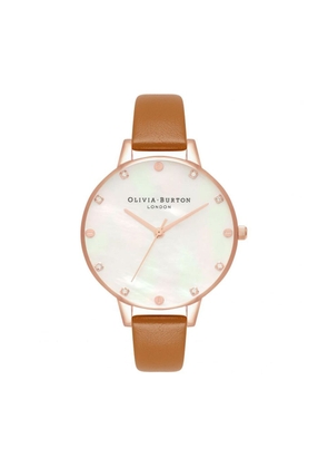 Brown Artificial Leather Watch