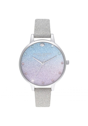 Gray Artificial Leather Watch
