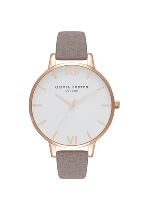 Gray Artificial Leather Watch