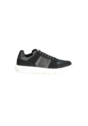 Black Leather Men Sneaker - EU40/US7