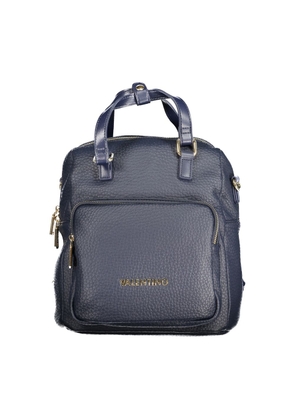 Blue Polyethylene Women Backpack