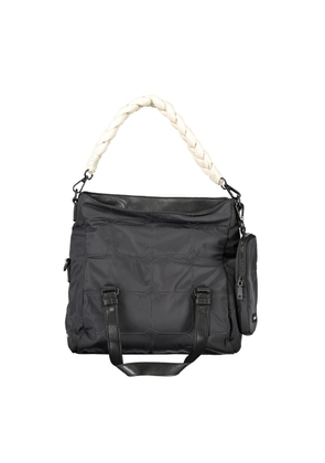 Black Polyester Handbag
