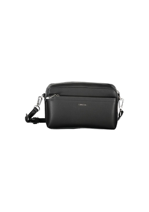 Black Polyester Women Handbag