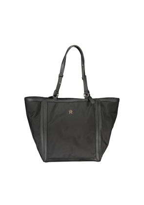 Black Polyester Handbag