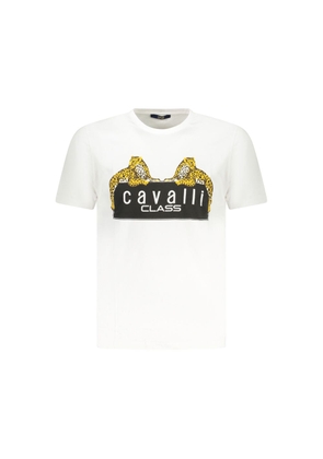 White Cotton T-Shirt - M