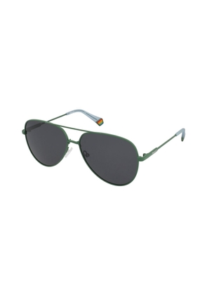 Green Metal Sunglasses