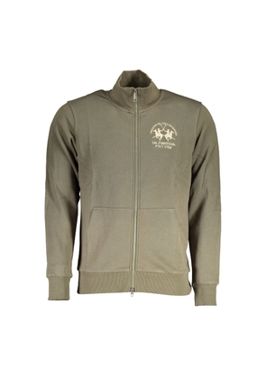 Green Cotton Sweater - L