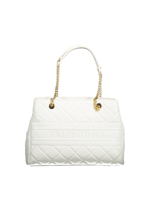 White Polyethylene Women Handbag