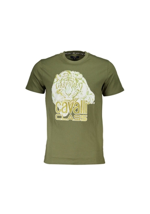 Green Cotton T-Shirt - M