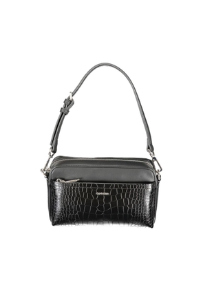 Black Polyester Handbag
