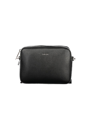 Black Polyethylene Women Handbag