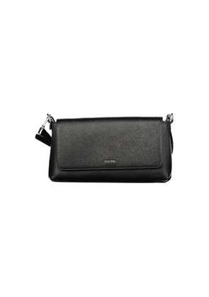 Black Polyethylene Women Handbag