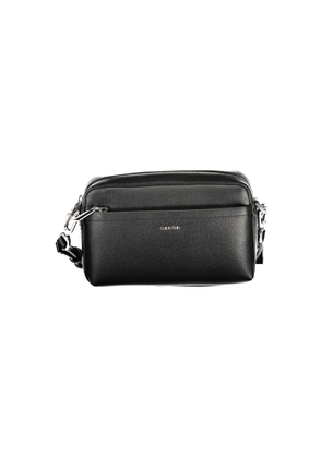 Black Polyethylene Women Handbag