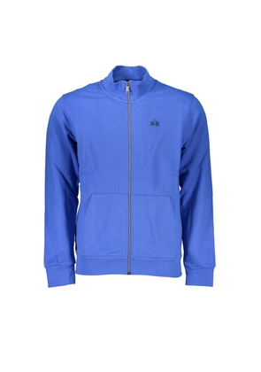 Blue Cotton Sweater - S