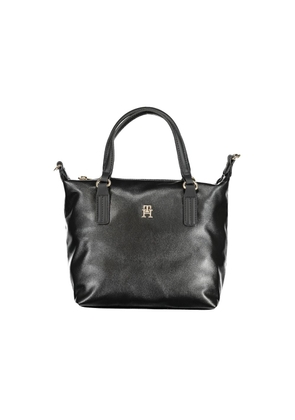 Black Polyester Handbag
