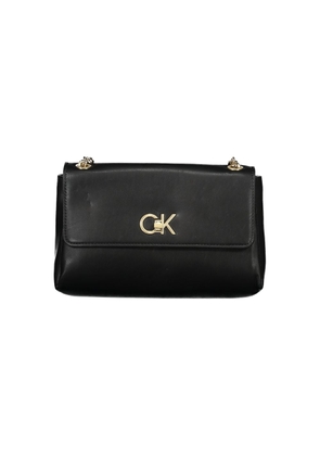 Black Polyester Handbag