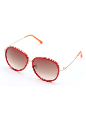 Red Metal Sunglasses