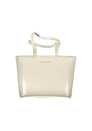 Beige Polyethylene Handbag