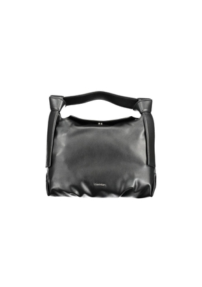 Black Polyester Handbag
