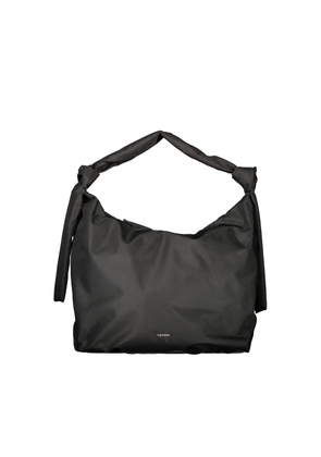 Black Polyester Handbag