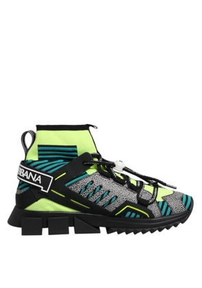 Multicolor Sorrento Socks Men Sneakers Shoes - EU40/US7