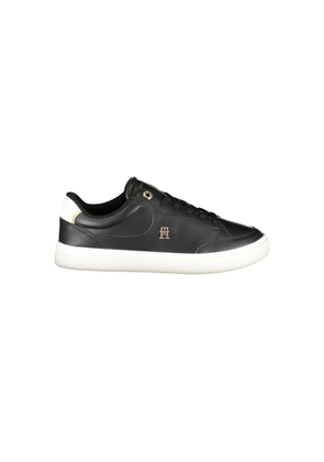 Black Leather Women Sneaker - EU36/US6