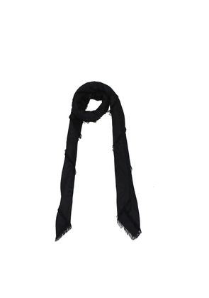 Black Viscose Foulards