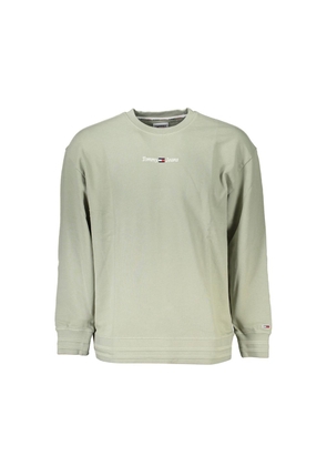 Green Cotton Sweater - L