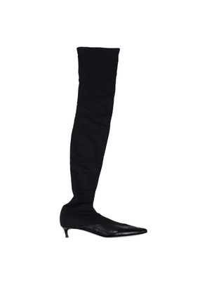 Black Fabric Over The Knee - EU35/US5