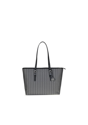Quinn large jacquard logo Tote Bag