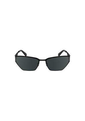 Black Metal Women Sunglasses