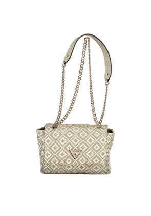 Gray Polyethylene Handbag