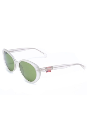 White Acetate Sunglasses
