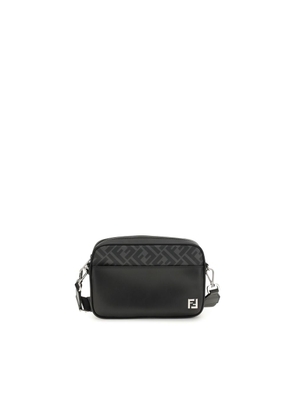 FF leather and canvas Shoulder Bag