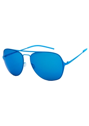 Blue Metal Sunglasses