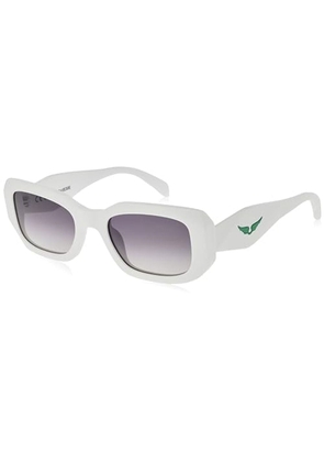 White Acetate Sunglasses