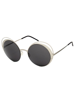 Gray Metal Sunglasses