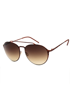 Brown Metal Sunglasses