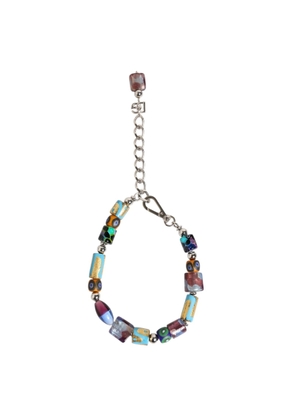 Multicolor Murano Glass Beads Brass Zamak Necklace