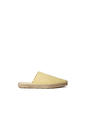Yellow Leather Espadrille - EU39/US9
