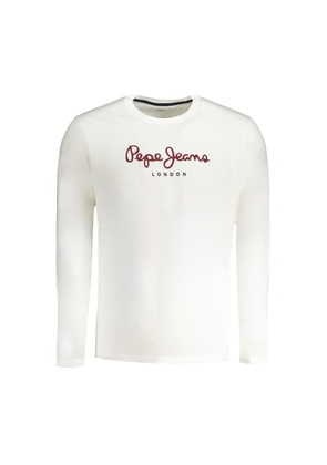 White Cotton T-Shirt - S