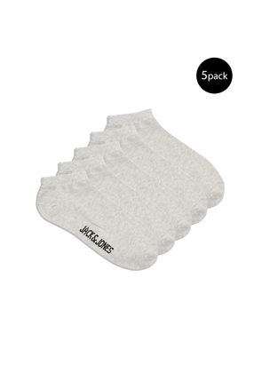 Jack Jones Gray Cotton Sock - One Size