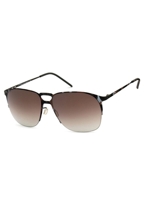 Brown Metal Sunglasses